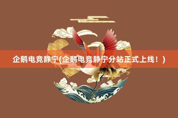 企鹅电竞静宁(企鹅电竞静宁分站正式上线！)