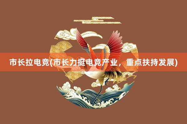 市长拉电竞(市长力挺电竞产业，重点扶持发展)